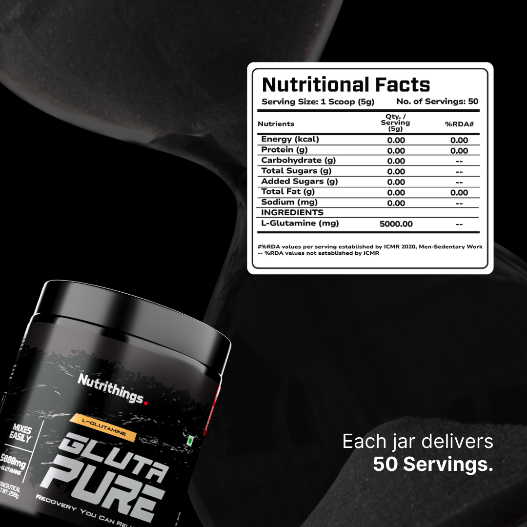 Gluta Pure – L-Glutamine for Maximum Recovery