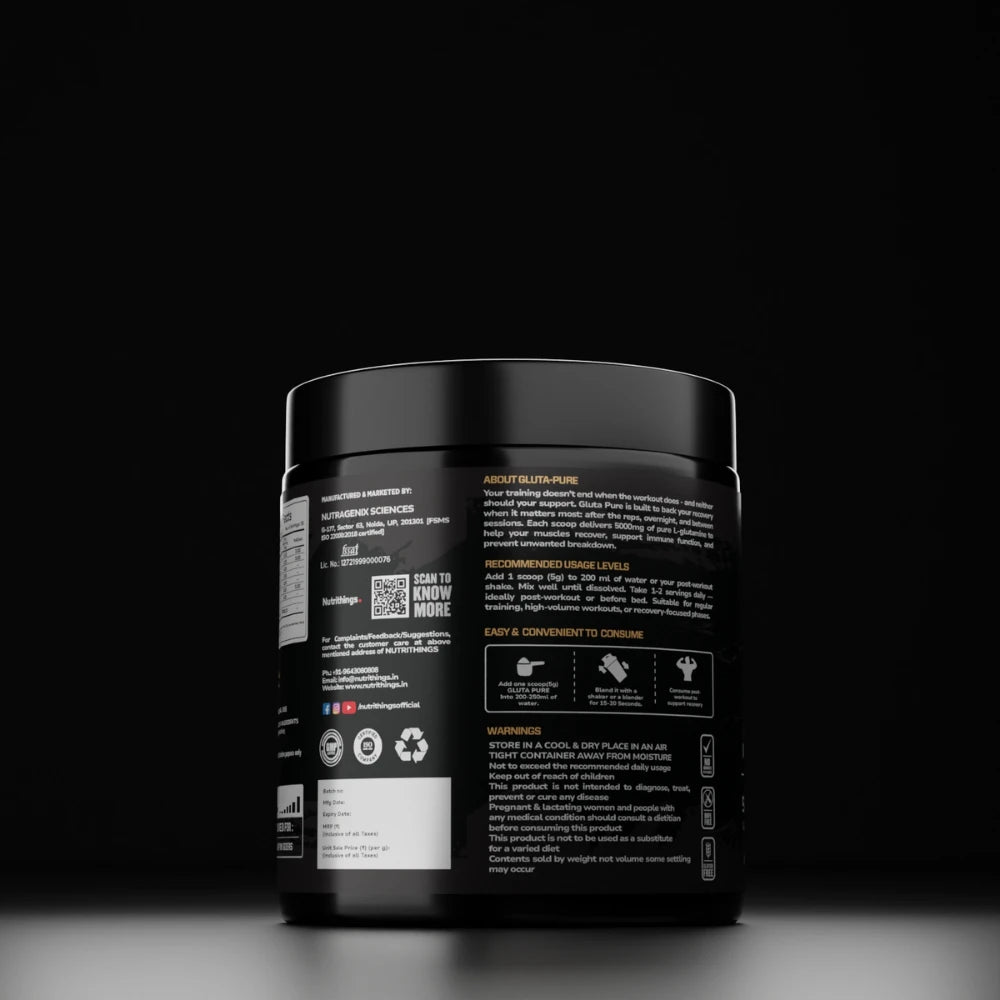 GLUTA_PURE_L_GLUTAMINE_Unflavoured_Back