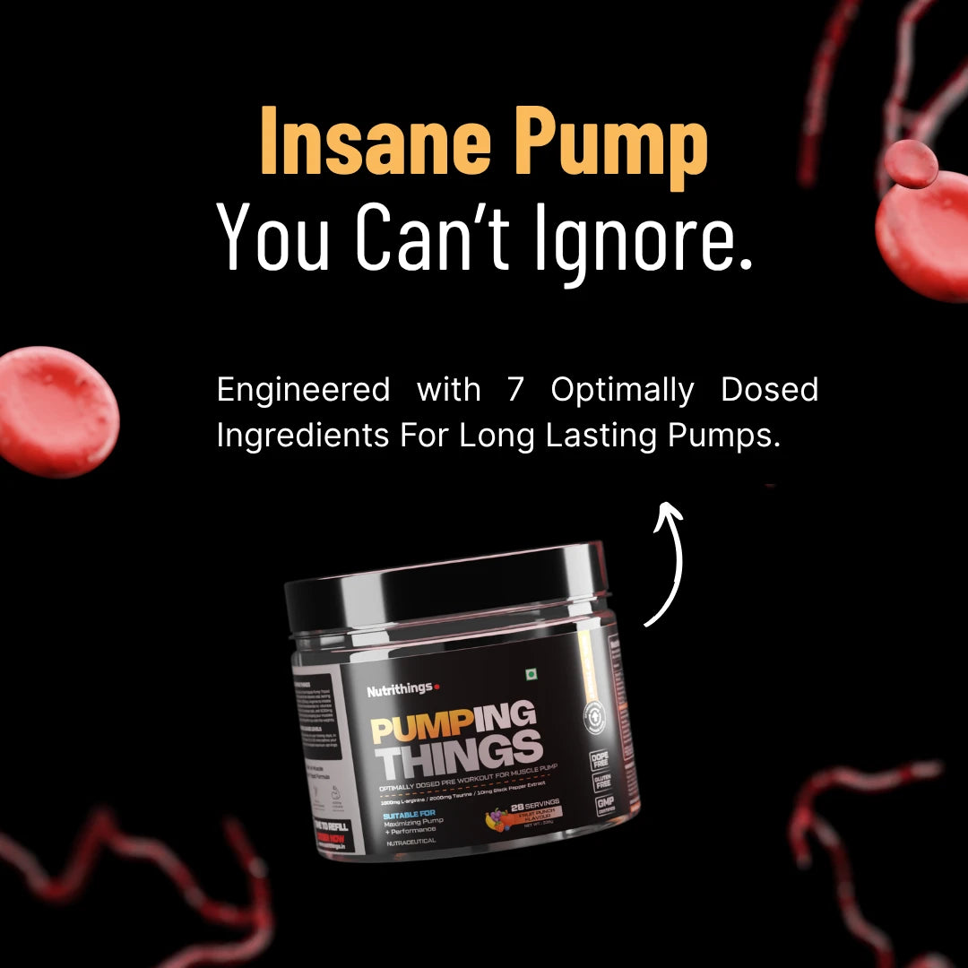 Pumping Things Pre Workout For Next Level Pump