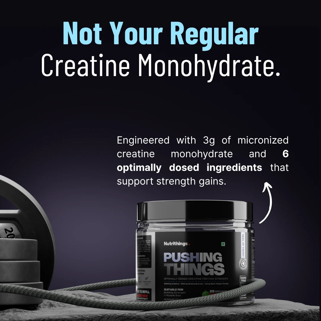 Pushing Things Creatine Complex for ATP Regeneration